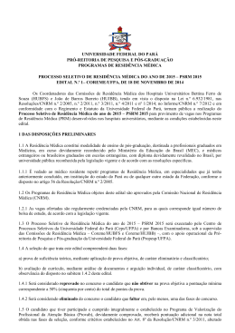 Edital - Ceps - Universidade Federal do Par&aacute;