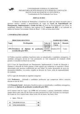 Edital - LANTE – UFF - Universidade Federal Fluminense