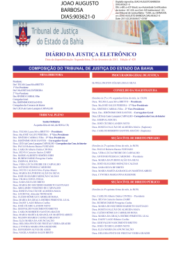 DJE ADM 428.pmd - Tribunal de Justi&ccedil;a do Estado da Bahia