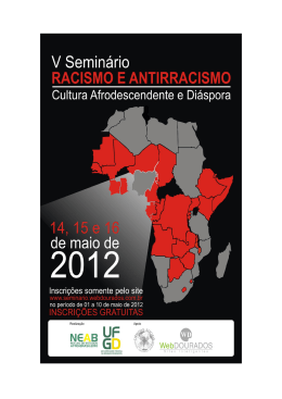 Anais do V Seminario Racismo e Antirracismo