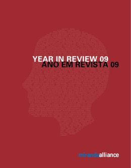 YEAR IN REVIEW 09 ANO EM REVISTA 09