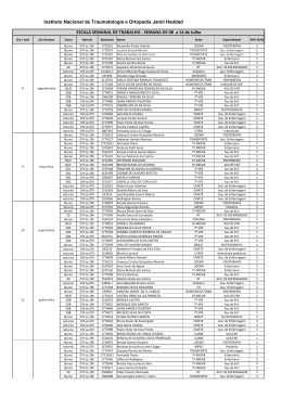 Semana 08 a 14 de Julho