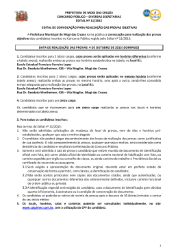 PREFEITURA DE MOGI DAS CRUZES CONCURSO