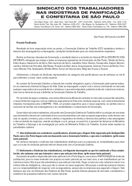 sindicato dos trabalhadores nas ind&uacute;strias de panifica&ccedil;&atilde;o e