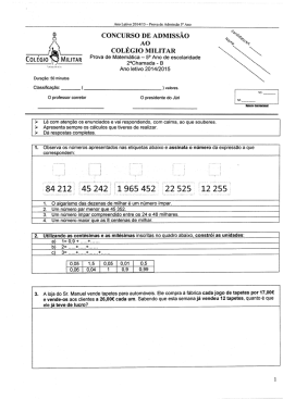 2&ordf; Fase- Matem&aacute;tica 5&ordm; Ano