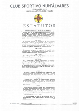- Club Sportivo Nun`Alvares