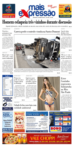 Edi&ccedil;&atilde;o 646 - Jornal Mais Express&atilde;o