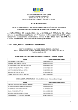 A PR&Oacute;-REITORIA DE GRADUA&Ccedil;&Atilde;O DA UNIVERSIDADE