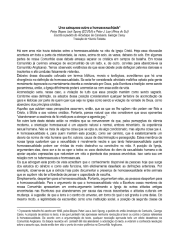 Uma catequese sobre a homossexualidade