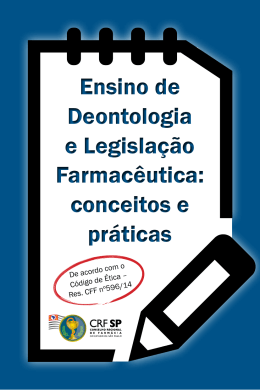 Ensino de Deontologia e Legislação Farmacêutica - CRF-PR