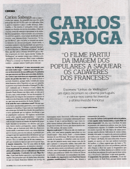 Entrevista com Carlos Saboga