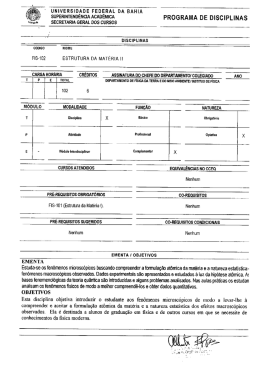 FIS102 - Universidade Federal da Bahia