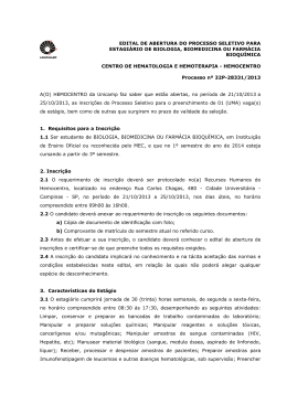 EDITAL DE ABERTURA DO PROCESSO