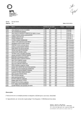 Servi&ccedil;o Social (diurno)