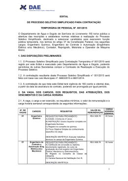 edital de processo seletivo simplificado para contrata&ccedil;&atilde;o