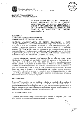 2&ordm; Termo Aditivo - Contrato n&deg; 016/2013