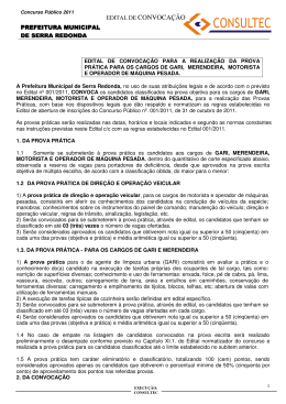 edital de convoca&ccedil;&atilde;o &ndash; prova pr&aacute;tica