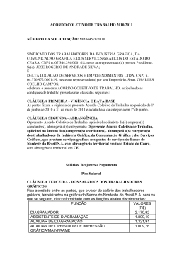 Acordo Coletivo Graficos do BNB