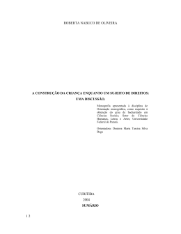 Ficha Catalogr&aacute;fica - Setor de Ci&ecirc;ncias Humanas