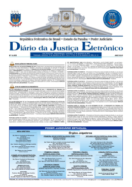PODER JUDICI&Aacute;RIO ESTADUAL &Oacute;rg&atilde;os Julgadores