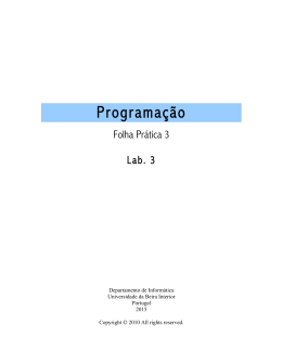 Express&otilde;es e Instru&ccedil;&otilde;es - Departamento de Inform&aacute;tica da