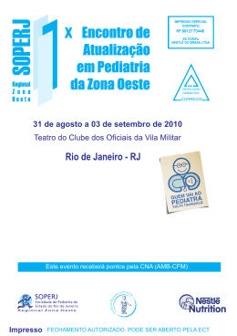 Rio de Janeiro - RJ - SOPERJ Sociedade de Pediatria do Estado do