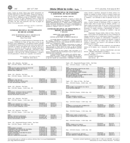 Lista de convoca&ccedil;&atilde;o para prova pr&aacute;tica - crefito-3