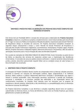 anexo 16 &ndash; projetos executivos