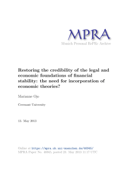 - Munich Personal RePEc Archive