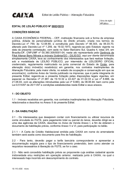 Edital Leilão Público SFI 0003-2015