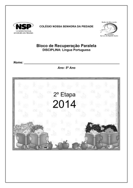 2&ordm; Etapa