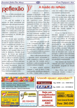Reﬂ ex&atilde;o