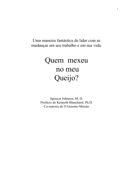 Quem mexeu no meu Queijo?