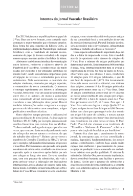PDF in Portuguese - Jornal Vascular Brasileiro