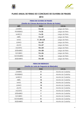 plano anual de feiras do concelho de oliveira de frades 2015