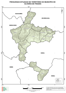 freguesias situadas no território do município de oliveira de frades