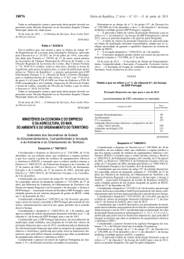 Despacho n.&ordm; 7468/2013, de 11 de junho