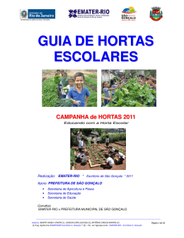 GUIA DE HORTAS ESCOLARES