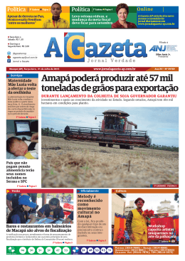Amap&aacute; poder&aacute; produzir at&eacute; 57 mil toneladas de