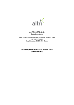 Resultados anuais 2014