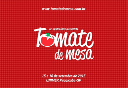 Paulo Roberto Ferrari - 6º Seminário Nacional de Tomate de Mesa