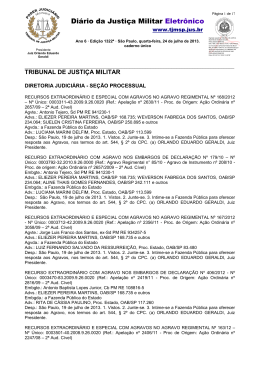 Di&aacute;rio da Justi&ccedil;a Militar Eletr&ocirc;nico