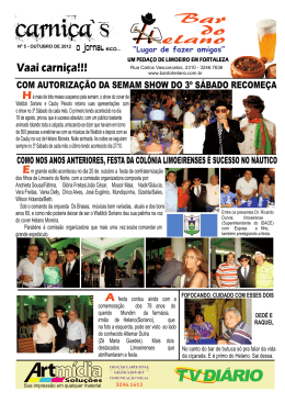 carniça`s... número 05 - outubro de 2012