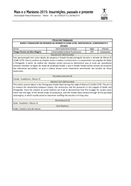 Bai&atilde;o e Penagui&atilde;o no reinado de Afonso III - NIEP-MARX