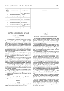 Decreto-Lei 61/2009