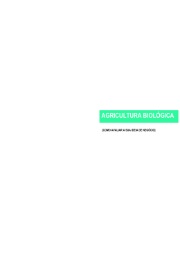 Agricultura Biol&oacute;gica (Como avaliar a sua ideia de neg&oacute;cio?)