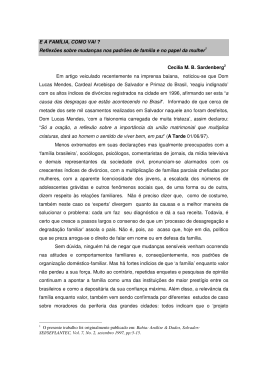 E A FAM&Iacute;LIA, COMO VAI - PPG NEIM