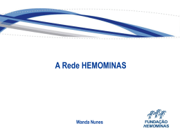 A Rede HEMOMINAS