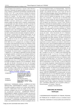 Edital de Opção - Justiça Federal