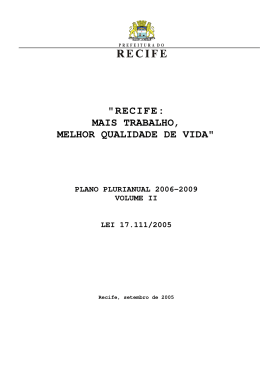 1. apresenta&ccedil;&atilde;o - Prefeitura do Recife